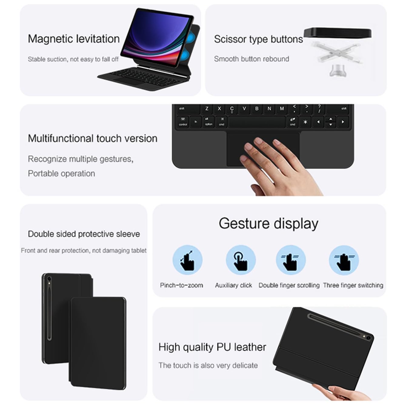 Amazon.co.jp: マジック キーボード Galaxy Tab S10+/S9 FE+/Tab S9+/
