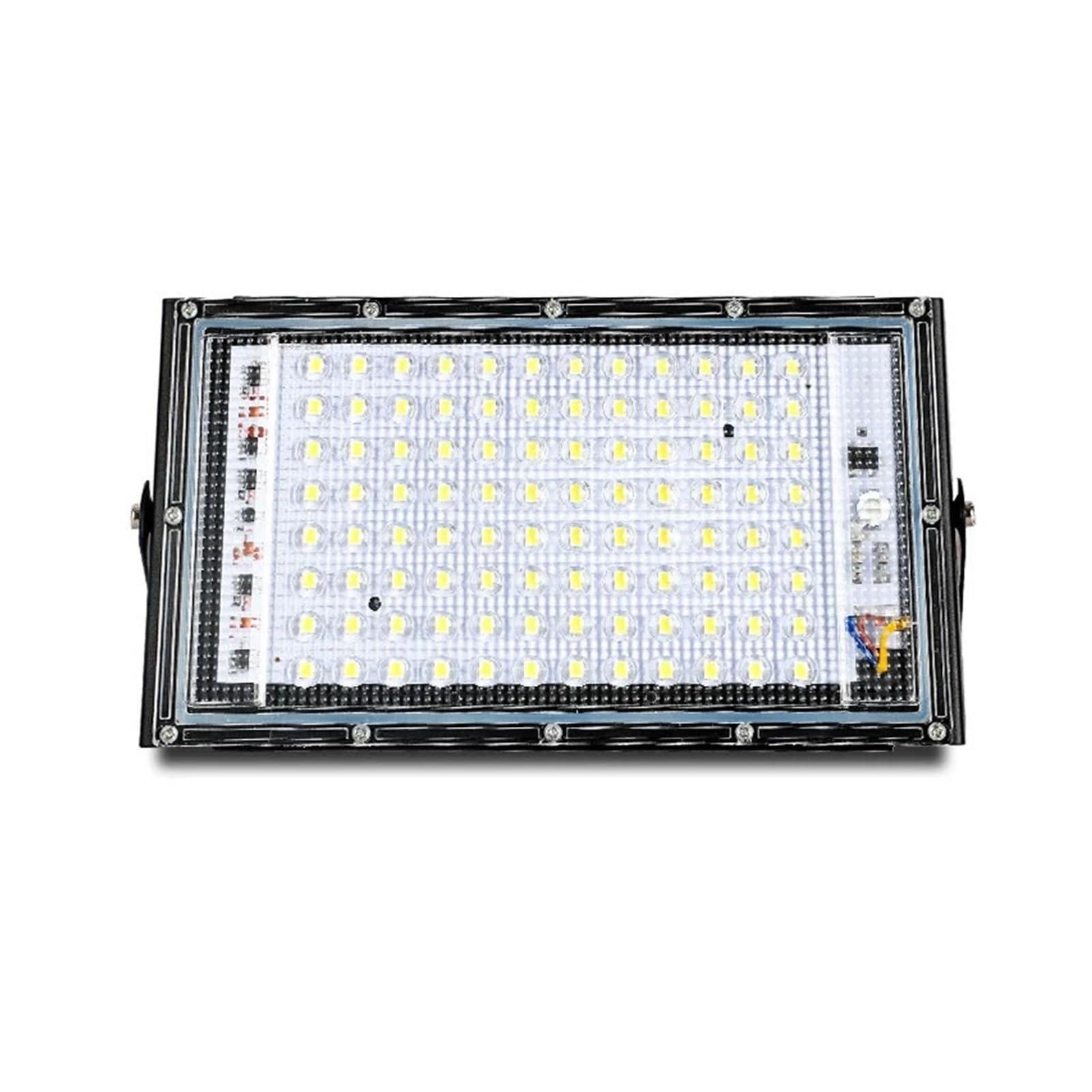 Światła powodziowe na zewnątrz, 4 sztuk/partia Led światło halogenowe reflektor zewnętrzny reflektor IP65 wodoodporny 50W 100W LED lampa uliczna oświetlenie krajobrazu dla Eave Garden Yard(Cold White,
