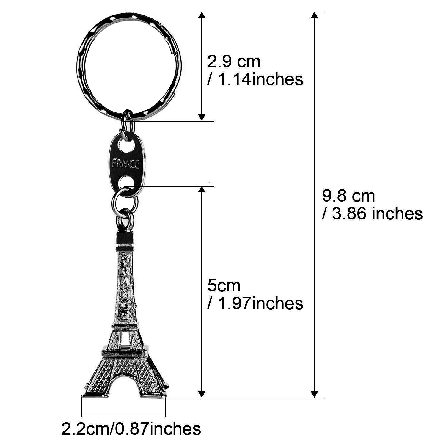 Image secondaire de Autre Lot de 50 Porte Clés Tour Eiffel Doré