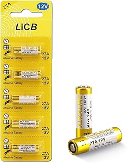 LiCB A27 27A 12V Alkaline Battery (5-Pack)