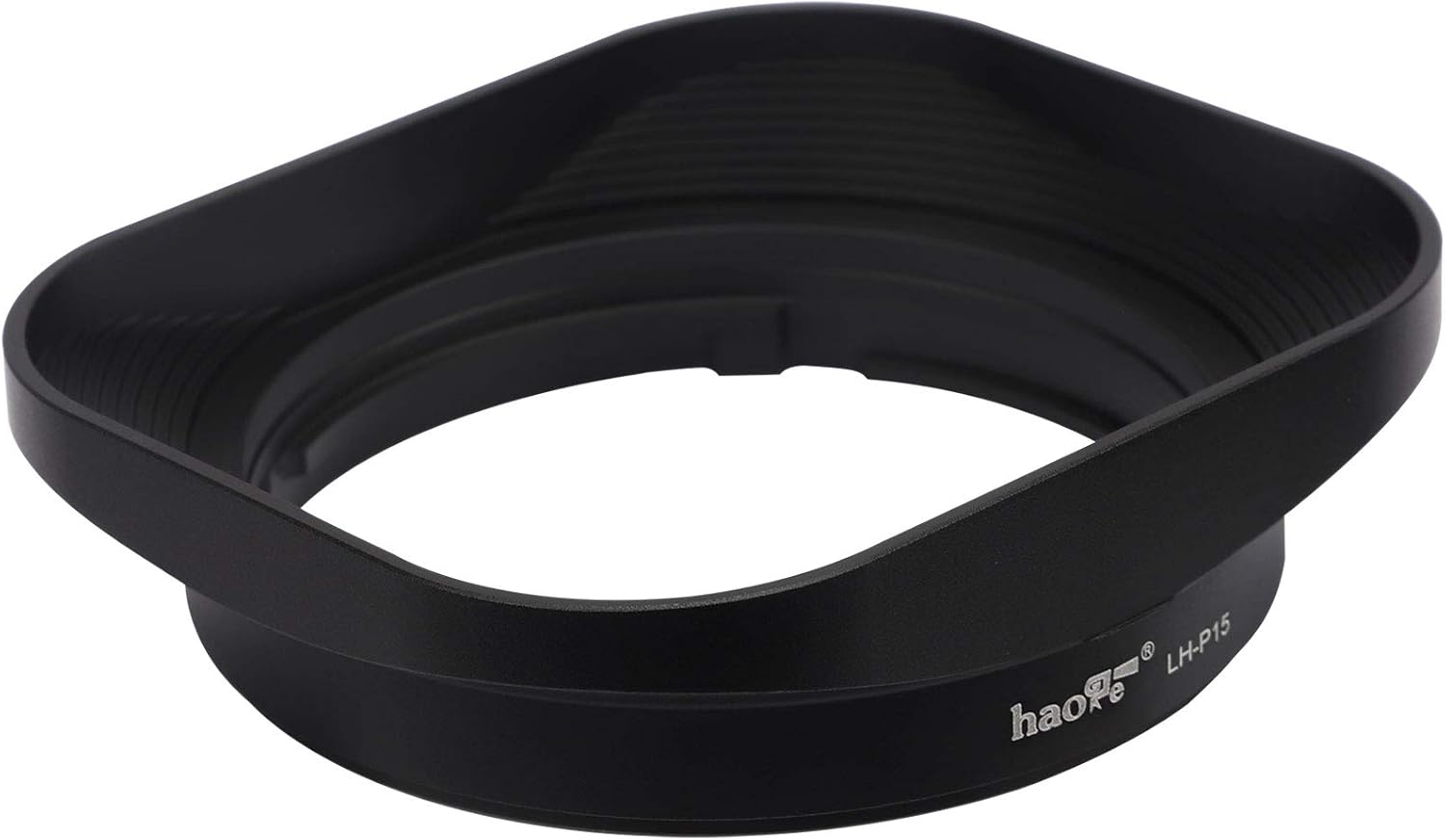 Haoge LH-P15 Square Metal Lens Hood for Panasonic Leica DG SUMMILUX 15mm f/1.7 ASPH Lens 15MM F1.7
