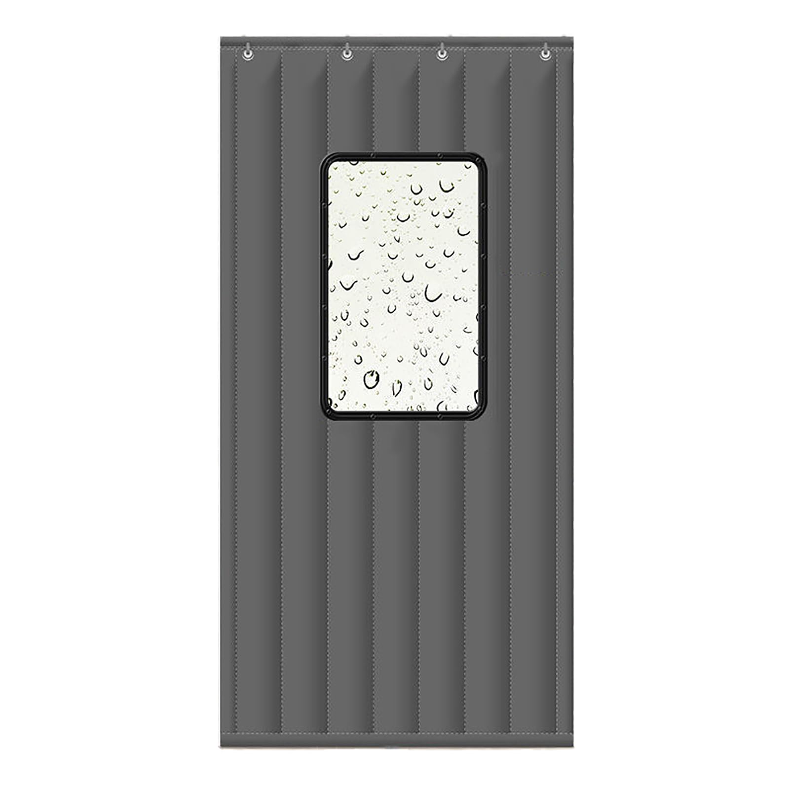 Heavy Du Thermal Ilated Door ainWaterproof Dźwiękoszczelna tkanina z redukcją szumów ciepła wiatroszczelna idealna na balkon sypialnia patio pokój w akademiku