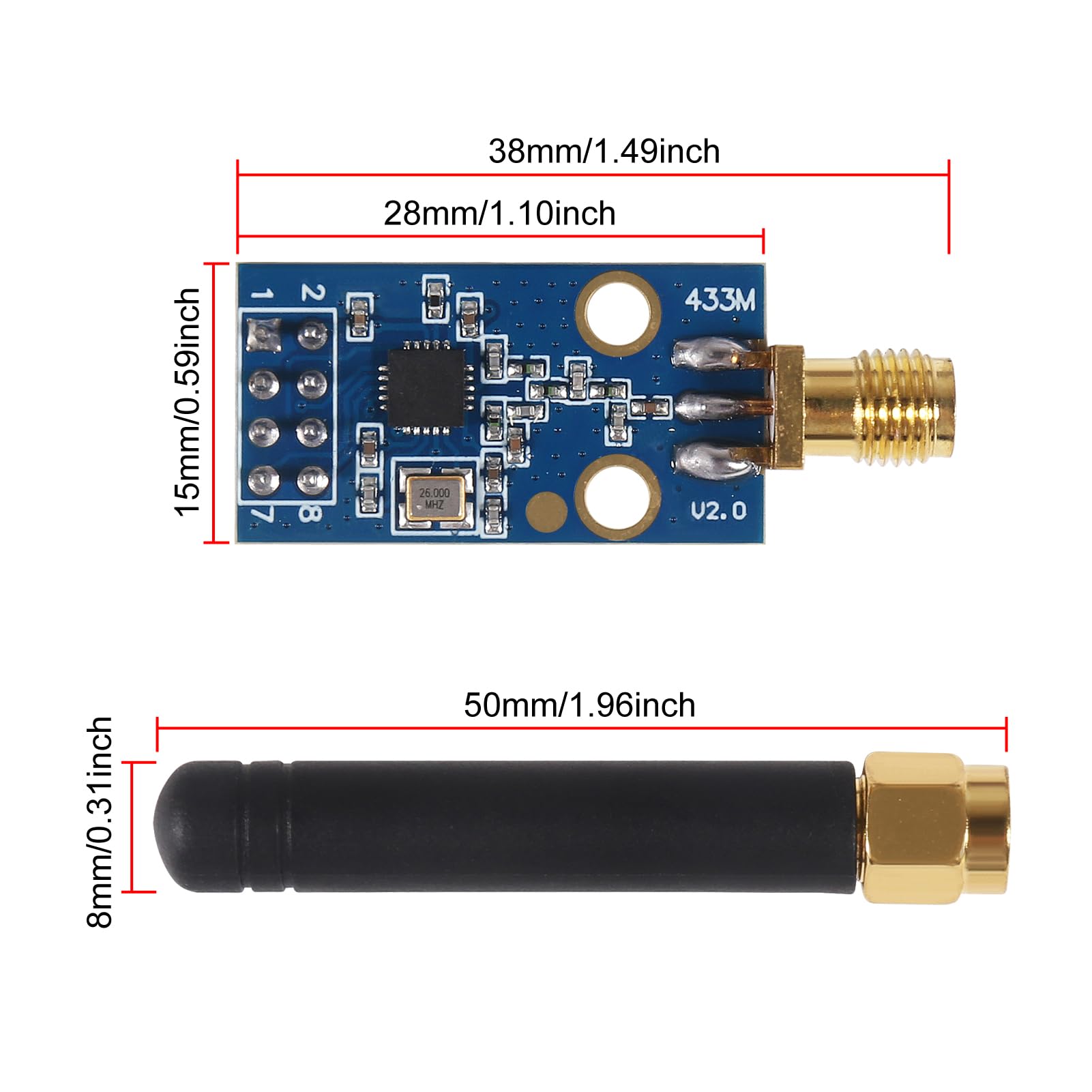 Snapklik.com : CC1101 Wireless Module