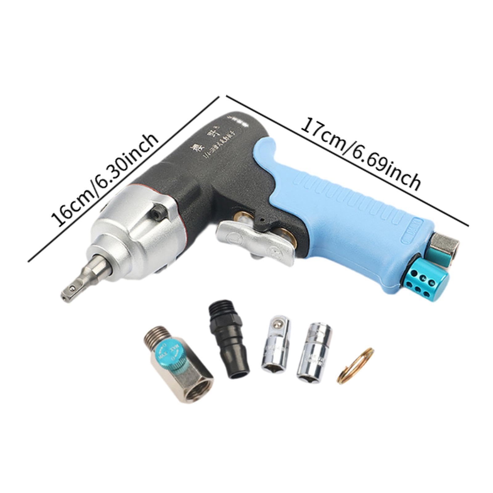 Generic Mini Chiave a Percussione Pneumatica Da 1/4 di Pollice per La Manutenzione Auto