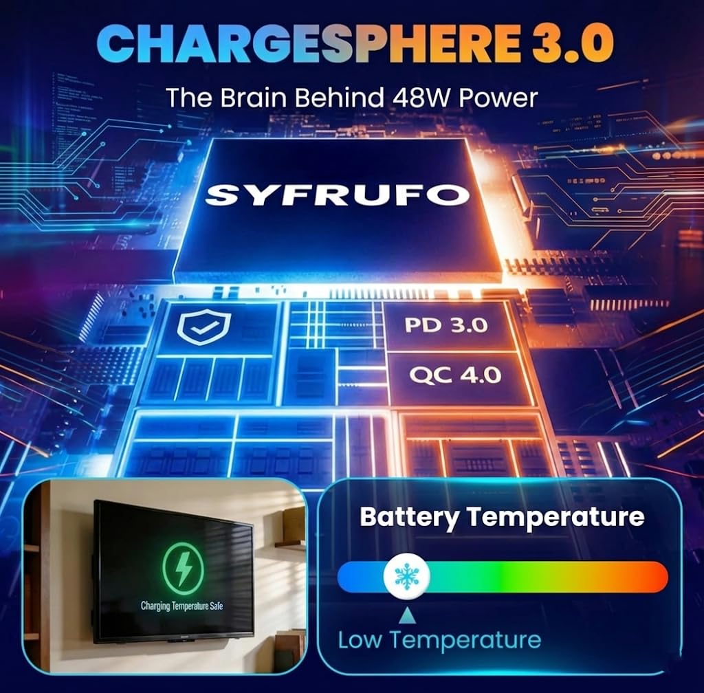 19V 48W Power Cord Compatible with Samsung TV 32" UN32J4000 UN32J5003 UN32J5205 UN32M5300 AFXZA - AC Adapter Replacement for BN44-00835A A4819-FDY Soundbar HW-K360 [6.5mm Pin] Charger