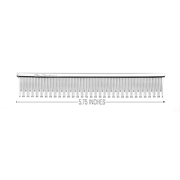 Chris Christensen #013 Cat/Carding All Fine Dual Tooth Pet Comb, 6