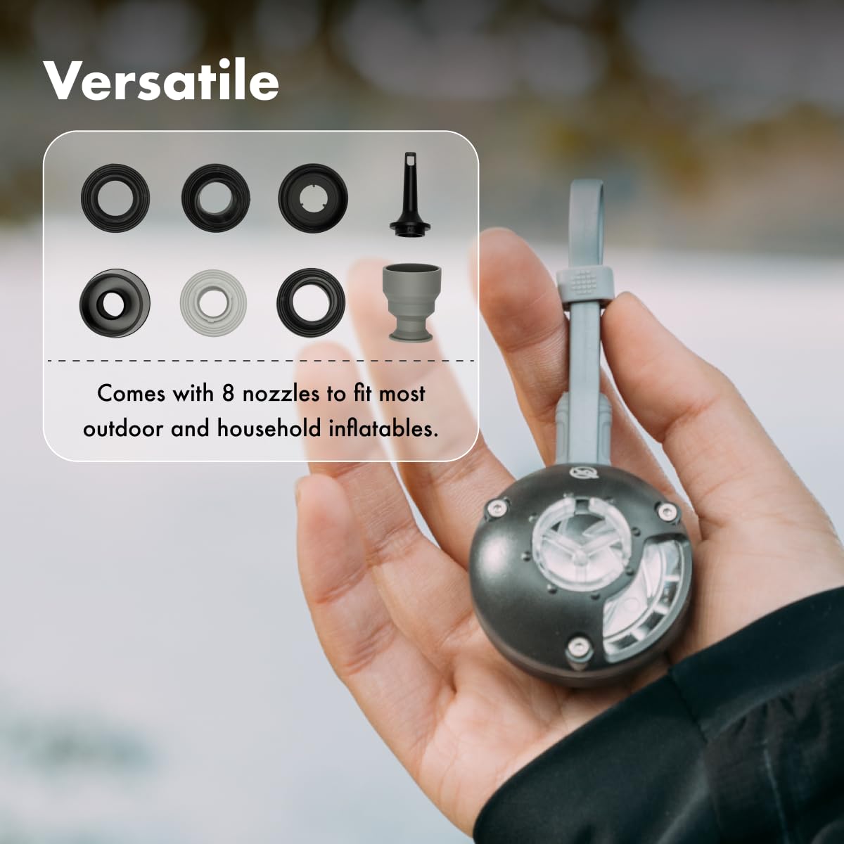 Pompe à air portable à remplissage rapide pour gonflable