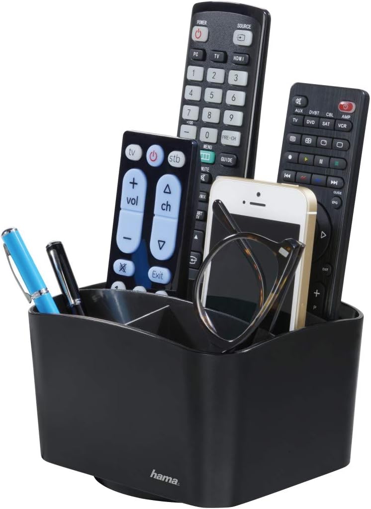 Hama Remote Control Holder Agent | 10.1 cm x 15.0 cm x 12.3 cm | Black