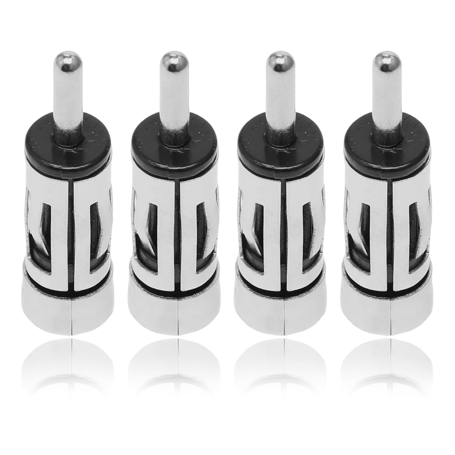 Adattatore per Antenna per Auto da 4 Pezzi, Connettore per Auto, Ricevitore Audio, Connettore Radio, Adatto A Tutti I Veicoli.