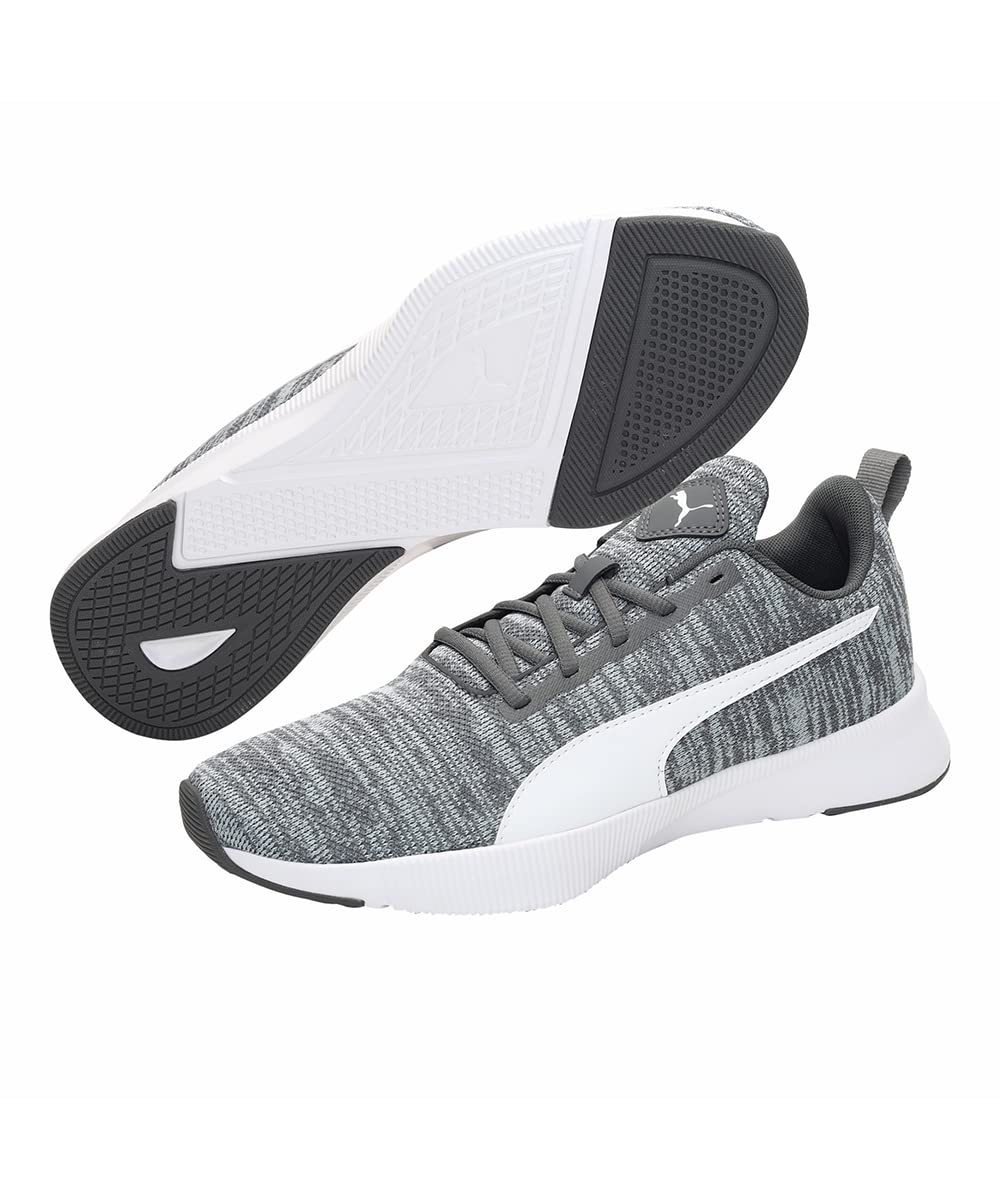 Puma Tenis de correr de punto robusto unisex para adultos, CASTLEROCK-Blanco, 40 EU