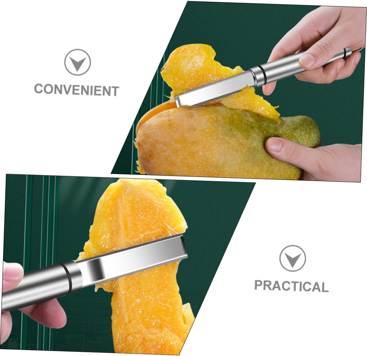 Mango Corer and Slicer Tool Stainless Steel for Fruit Pitting image 4