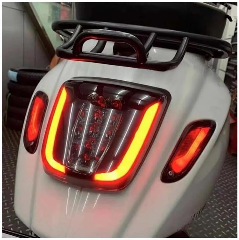 リアブレーキライトバイク オートバイアクセサリー テール リアライト ランプ テールライト ブレーキ ストップライト プリマベーラ