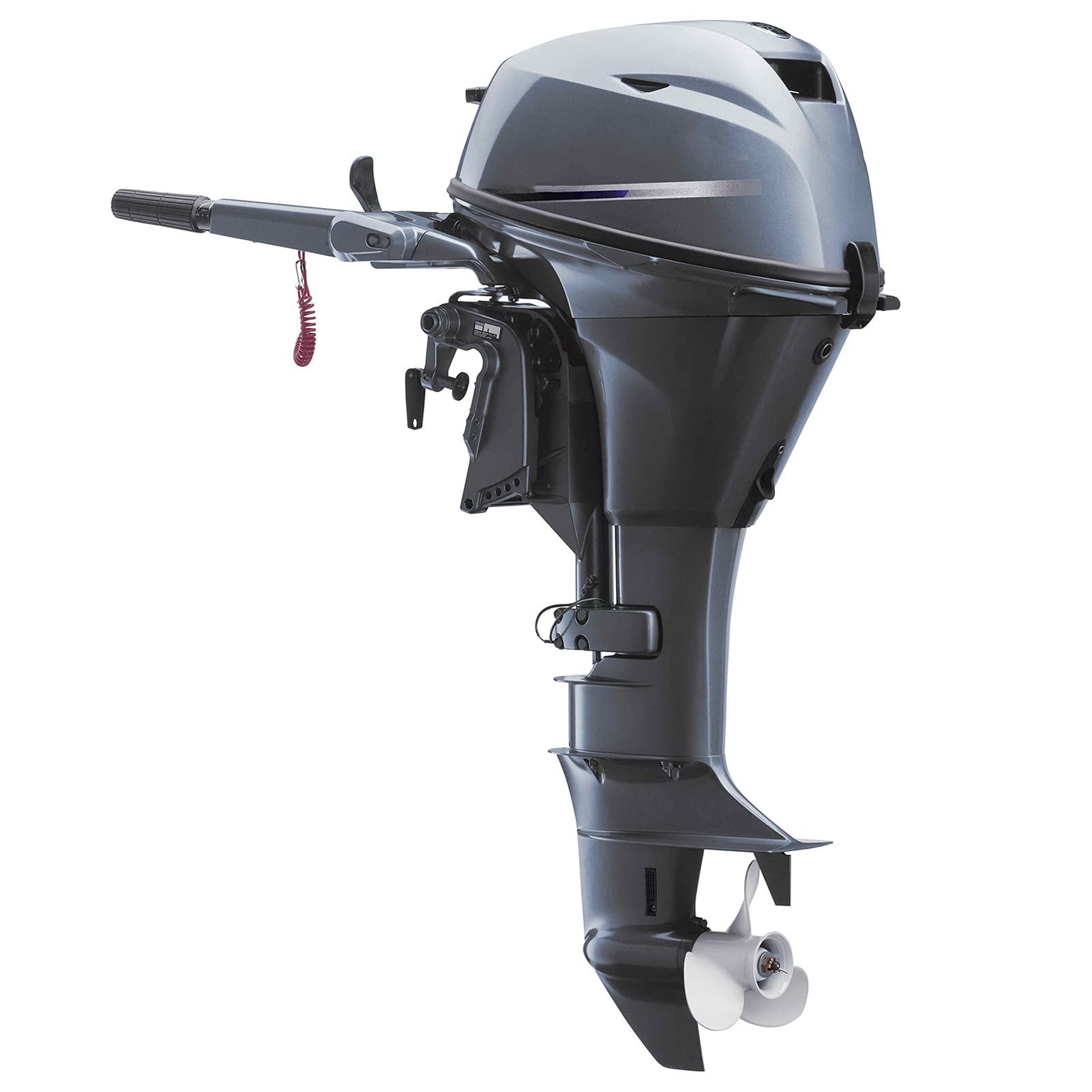 Qiilu Schrauben für Bootsmotoren, 3 Blätter Außenborder Propeller 9 1 / 4x8 Hochdruck 8 Zahn Passend für Yamaha Außenborder 9,9-15 PS Motor 63V-45947-00-EL