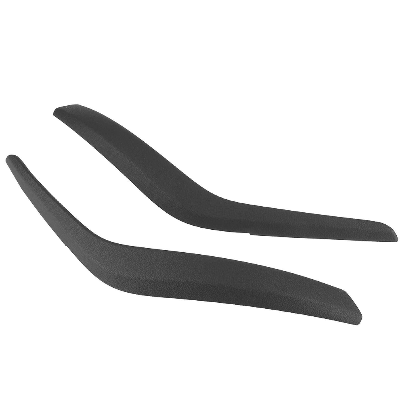 Dioche Couverture de poignée de porte de voiture, Lot de 2 garnitures de poignée de porte intérieure noire 51412991775 pour X1 E84 2010-2016