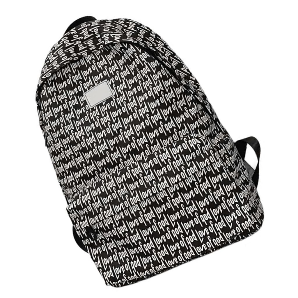 Mochila universitaria de gran capacidad con nylon resistente para libros y carpetas 8