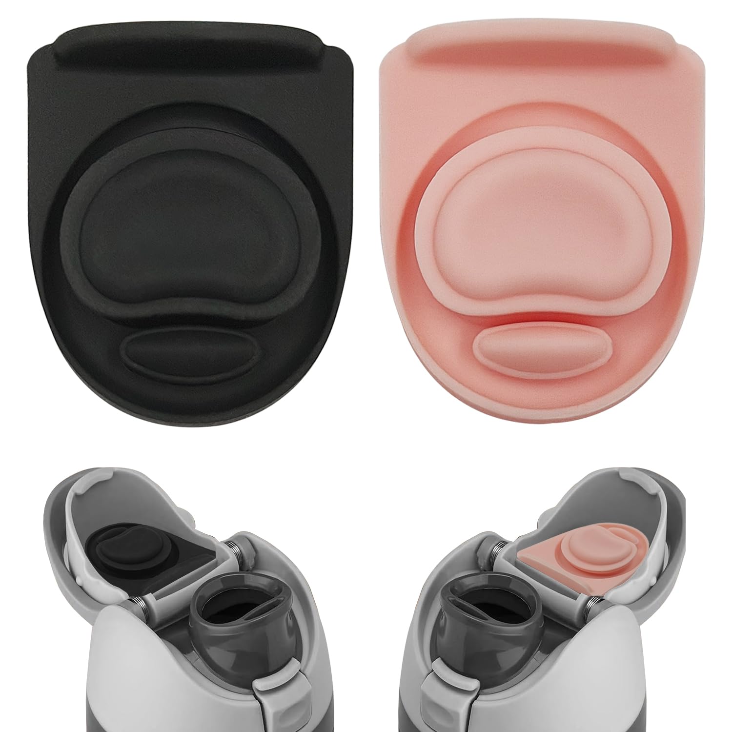 Jiqoe Tappo di ricambio per Owala FreeSip 19/24/32/40 oz coperchio dell' acqua a tenuta stagna guarnizioni in silicone accesso guarnizioni di tenuta in silicone