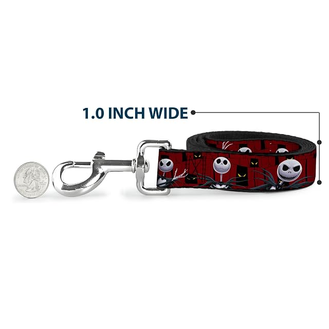 Foto 5 de 6 de Buckle-Down Hebilla hacia Abajo 1.3 cm Nightmare Before Christmas 3 Jack Poses/Peeping Eyes…