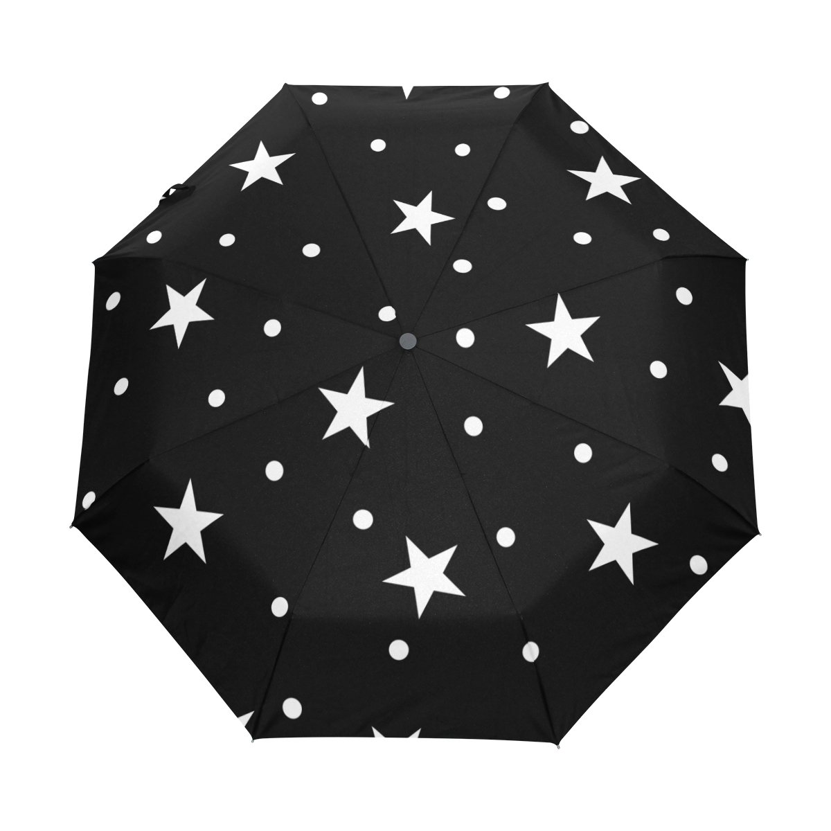 Amazon.co.jp: ミヤビヤ 自動開閉式折りたたみ傘 星型 星形 星柄 五芒 