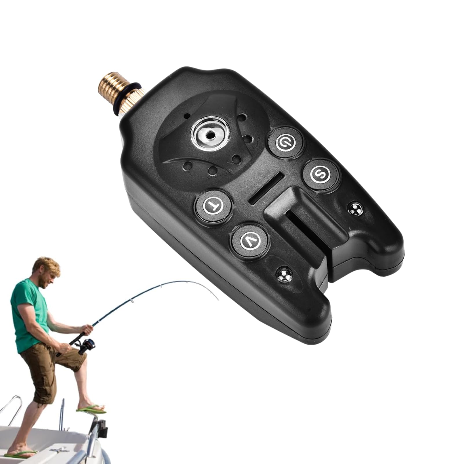 Détecteur de touche électronique pour la pêche - Indicateur lumineux LED - Swinger Vibration - Appareil de pêche