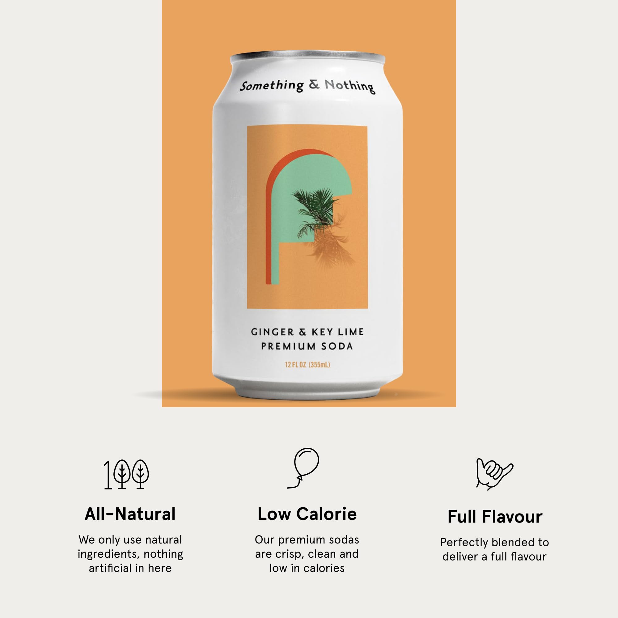 Something & Nothing Flavoured Sparkling Water - Lightly Carbonated, Full Flavoured With Added Grape & Lemon Juice | Vegan & Low Calorie Soda | 350ml Cans, Pack Of 12 (Yuzu
