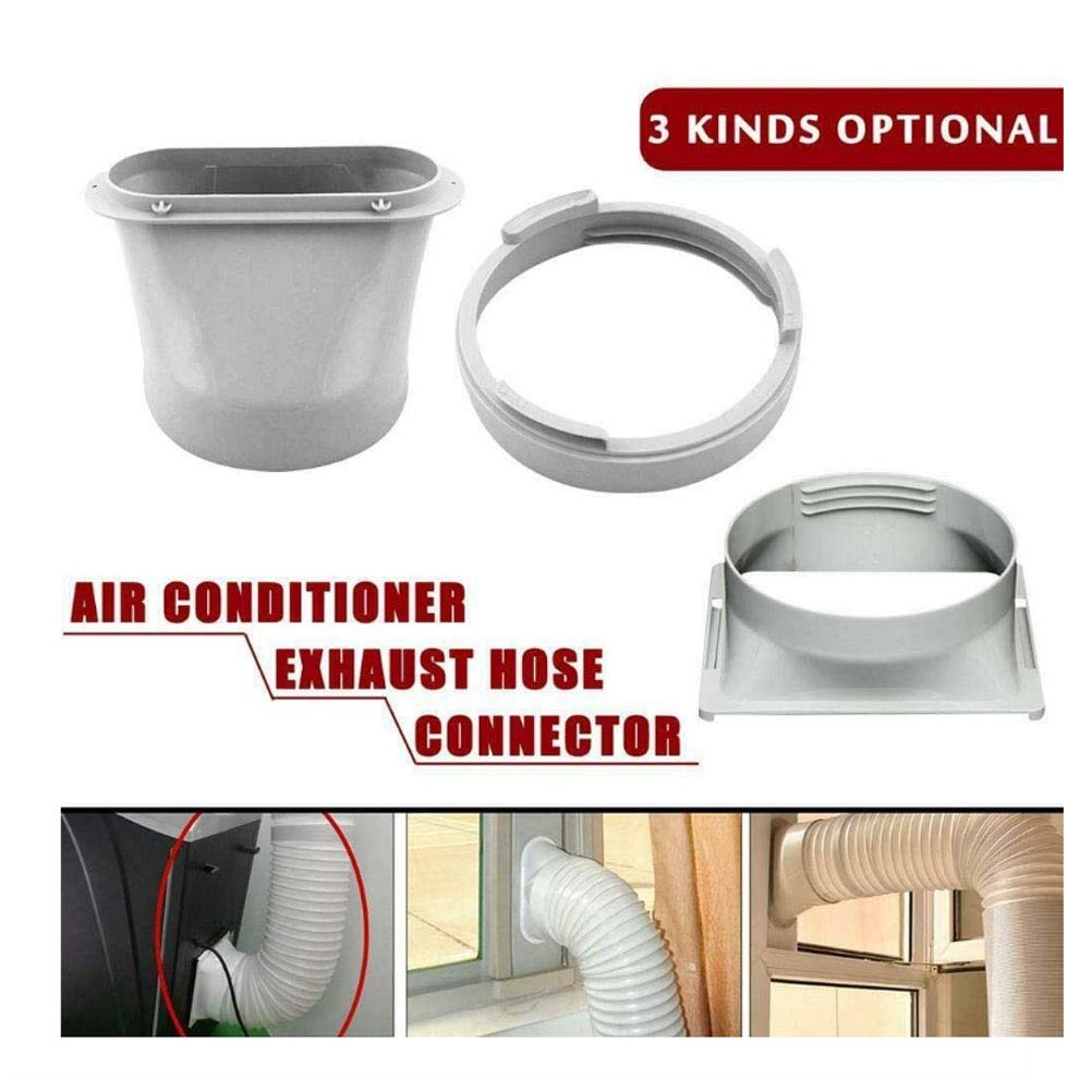 Kit 4 Pièces Adaptateur Fenêtre Climatiseur Portable 13/15 Cm – Échappement Efficace & Installation Facile