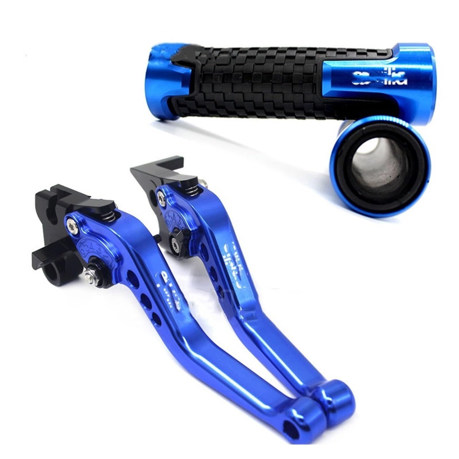 Ewsjg Blue-A For Ap&Rilia Rs660/Tuono 660 2020-2022 3D Motorcycle Brake Clutch Lever Cnc Adjustable Motorbike Brake Lever Handlebar Hand Grip Clutchs Brakes Handle Levers