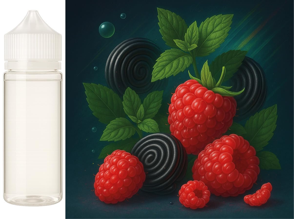 Raspberry Noir - lampone-liquirizia-menta aroma concentrato - vegano - Sasami - 100ml