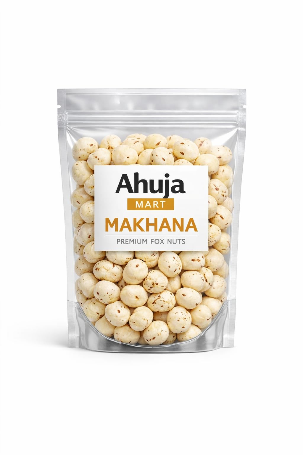 Ahuja Mart Premium Makhana (Fox Nuts) | 100% Natural Phool Makhana | Healthy Roasted Snack | High Protein, Low Fat | Gluten Free Superfood | 100g-image-37