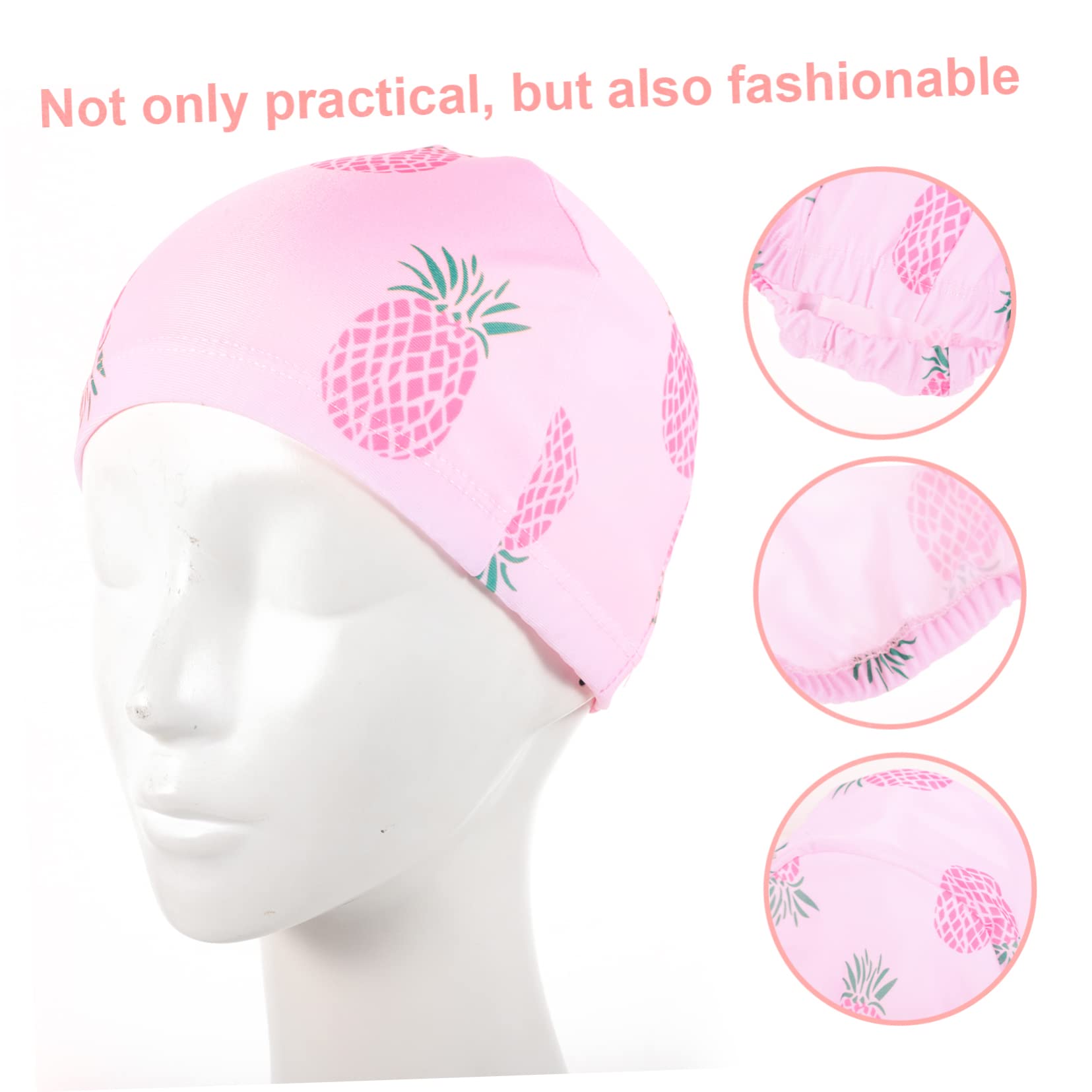 TOYANDONA Gorro De Natación Gorro De Natación Elástico Piña Protección del Cabello