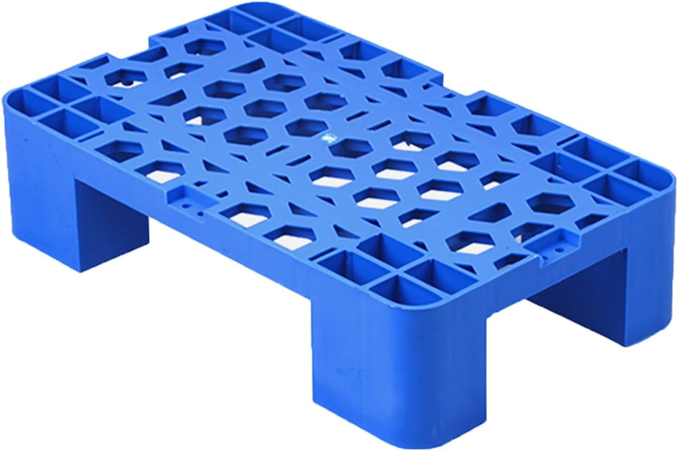 Plastic Pallets, High Density Polyethylene Pallet, Moisture-Proof Waterproof Floor Pad for Supermarket Warehouses, Factories, Basements(60x40x12cm/24x16x5in)