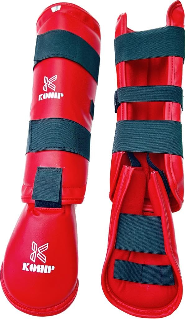 Karate shin Pad (L, RED)-image-13