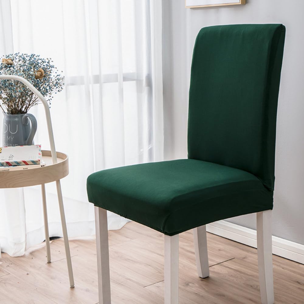 Housses de chaise extensibles pour protéger et rénover les sièges de salle à manger