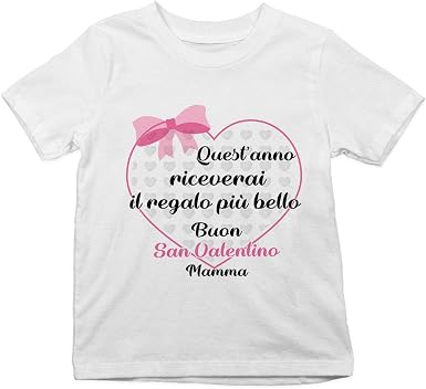 Coppia t-shirt padre figlia-madre figlio-san valentino-amore-famiglia