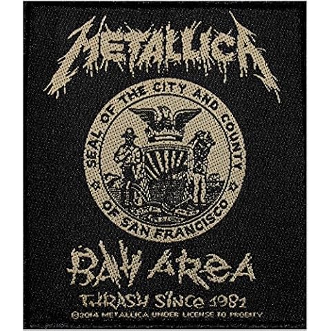 Metallica Bay Area Thrash Patch Woven 9 x 10 cm Cover