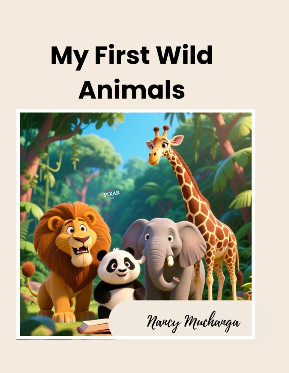 My First Wild Animals: Easy Coloring Book for Kids (Little Explorers Coloring Series)