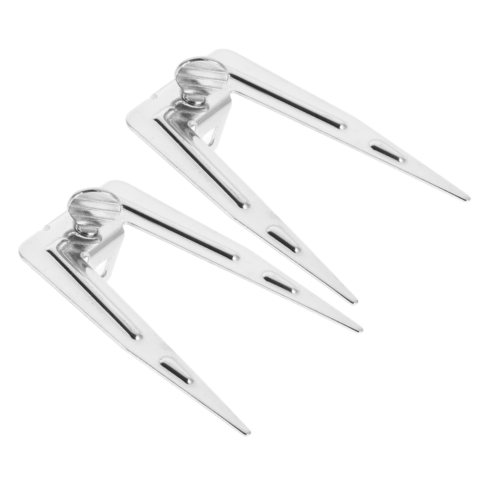 Garneck Heavy Duty Stainless Steel Forks for Air Fryer Rotisserie Bbq Chicken Fish Grill Fork Outdoor Picnic Tool