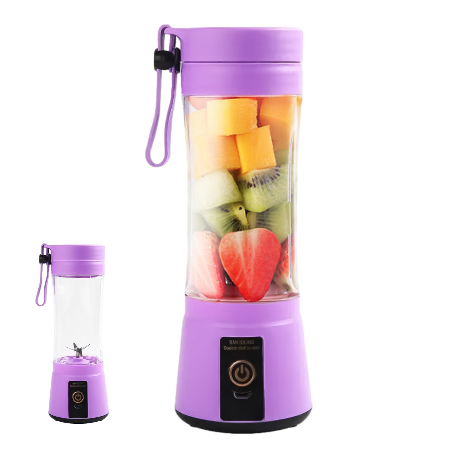 Petit appareil de cuisine mixeur portable 400ml pour préparer vos jus de carotte