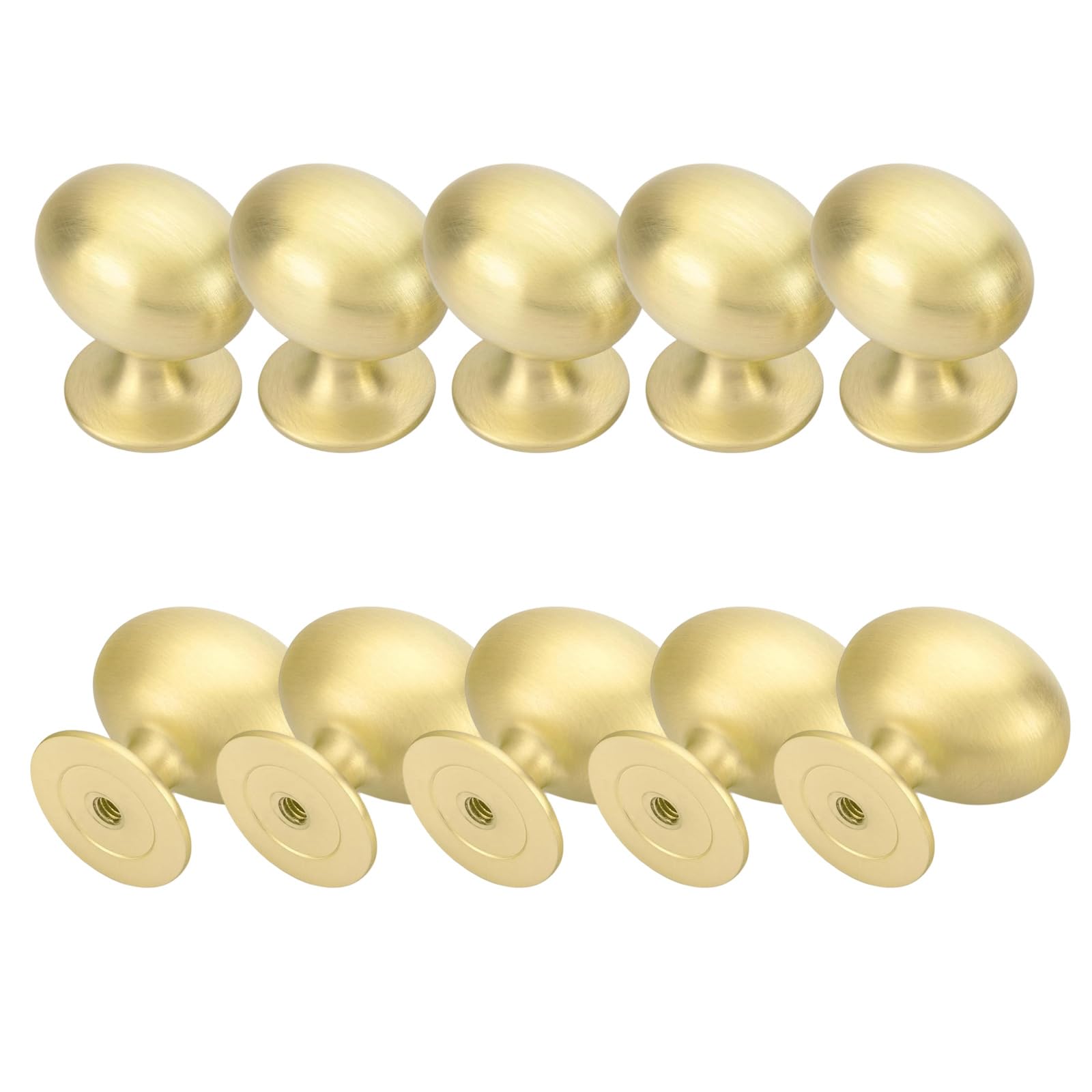10pcs Oval Cupboard Pulls Aluminum Drawer Handles Ensuring Longevity Aesthetic & Ideal Size for Furniture Upgrades Black Cupboard Handles