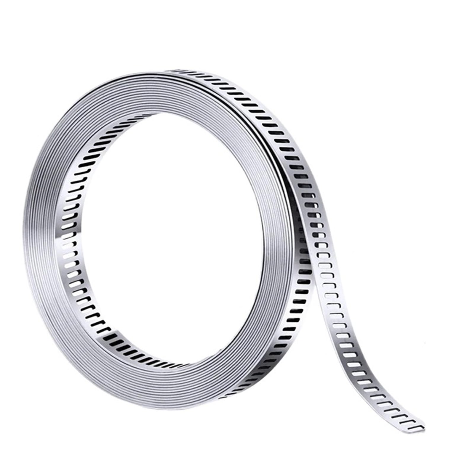 Colliers de serrage en acier inoxydable 304 sangle 11.5 pieds conduit tuyau engrenage