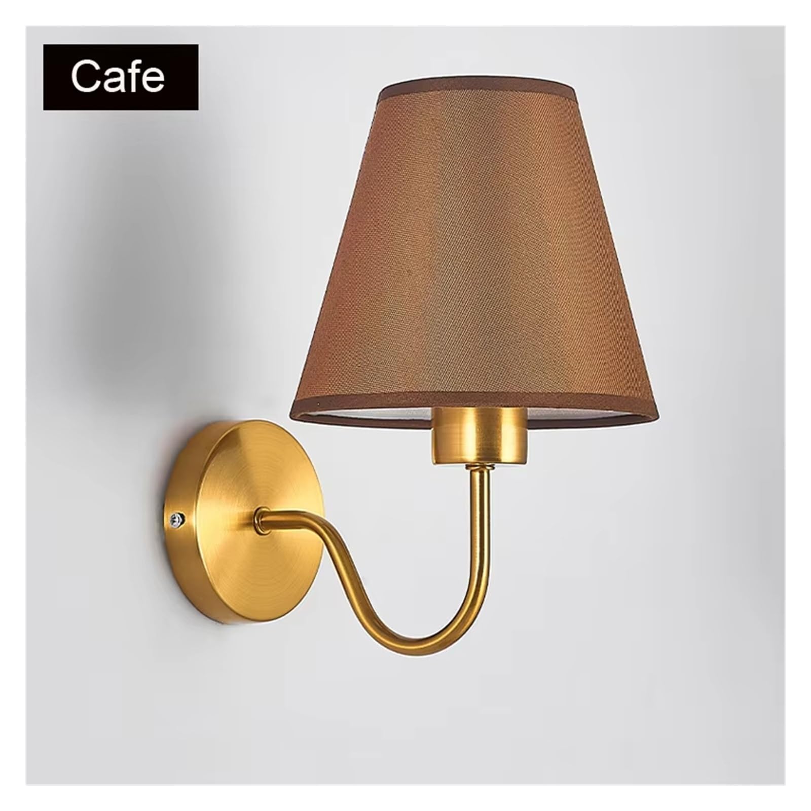 Lampada da Parete Moderna in Tessuto - Illuminazione per Interni in Stile Nordico per Camera da Letto, Comodino, corridoio e Scale. Elegante complemento d'arredo, Luce soffusa, fac