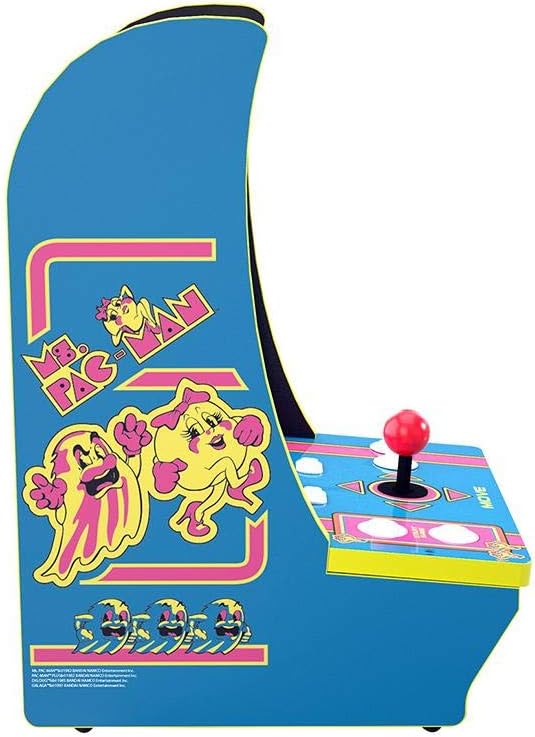 MSP Arcade1Up MS.Pac-Man Counter-Cade - 4 Games in 1 : Toys & Games