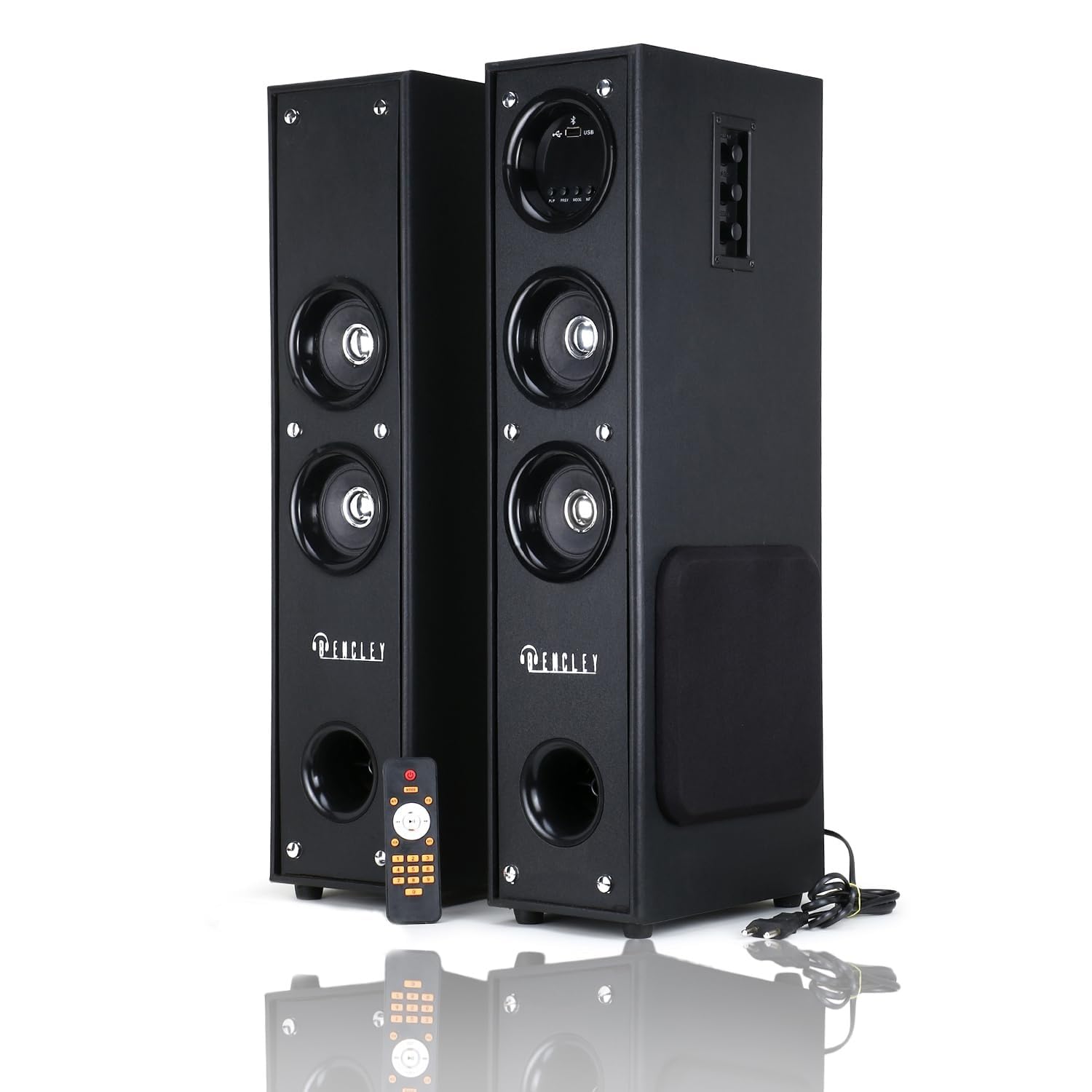 BENCLEY Fridouble Double Tower Speakers/Bluetooth Speaker/Multimedia Speaker/Home Theater with FM Pen Drive Mobile Aux Support (60 cm Height)