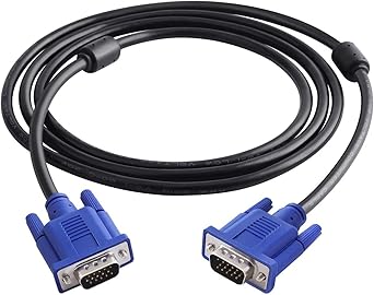 SANCY VGA to VGA Cable 5 Meter Male to Male for PC, Monitor, LCD, LED, Projector & TFT – Black