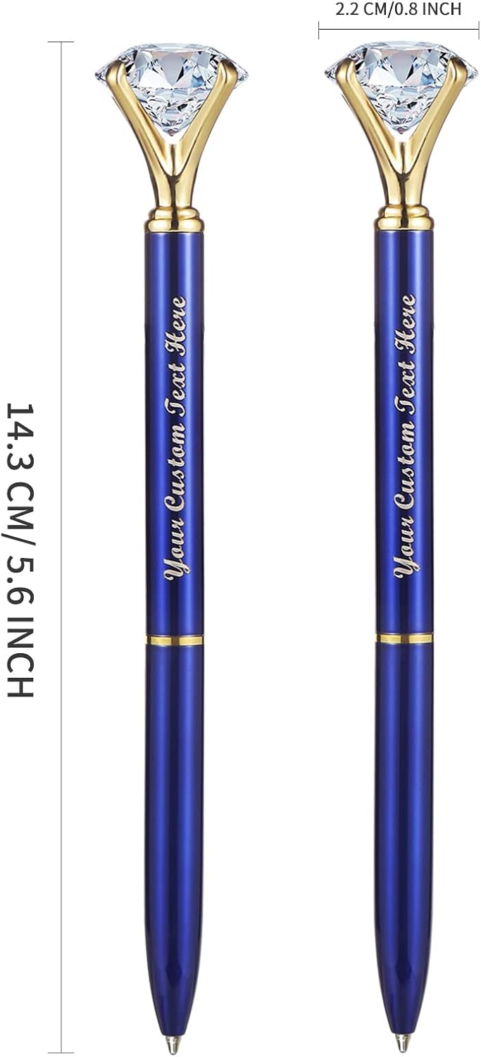 Diamond Pens Gift Pen Set for Writing - Fancy Pens for Girls, Crystal Jewel Cute Pens for Women, Girly Ballpoint Pen