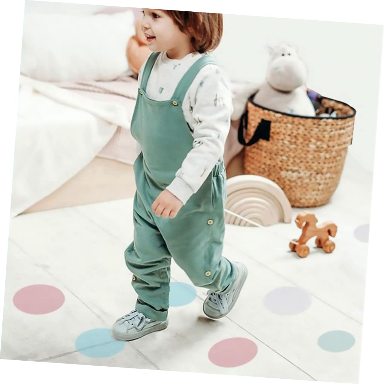 Alipis 54 Piezas Baño Pegatinas Antideslizantes Pegatinas De Botellas De Agua para Niños Pegatinas para Niños Pequeños De 2 a 4 Años Pegatinas Redondas Impermeable Peva Bañera Pegatinas