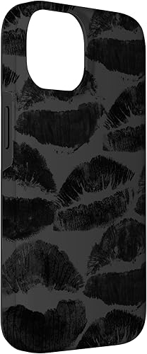 Miniatura 6 de Funda para iPhone 11 Pro Max Cute Lipstick kisses Black Valentine para niñas y mujeres