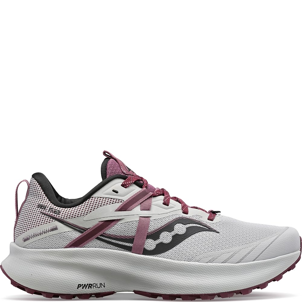 Saucony Women's Ride 15 TR Trail Running Shoe, Fog/Haze, 8.5