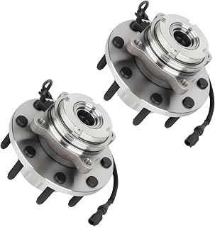 Front Wheel Hub Bearing Assembly for Ford F250 F350 Super Duty for Excursion 99-04 only 4WD w/ABS,8Lugs w/Coarse Thread replacment 515020 2PCS