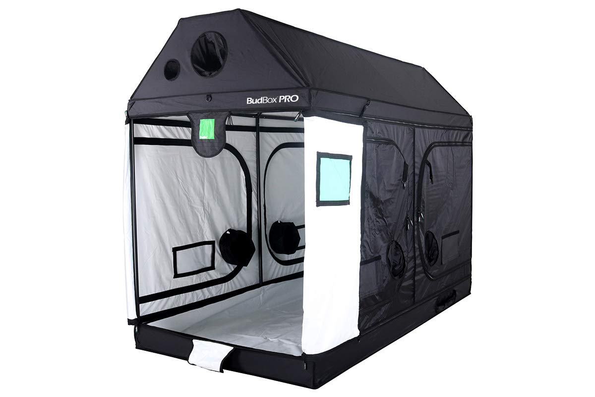 Budbox Pro Loft, Roof Series Grow Tents - White Or Silver Lining (White - XXL-R - 240x120x180)