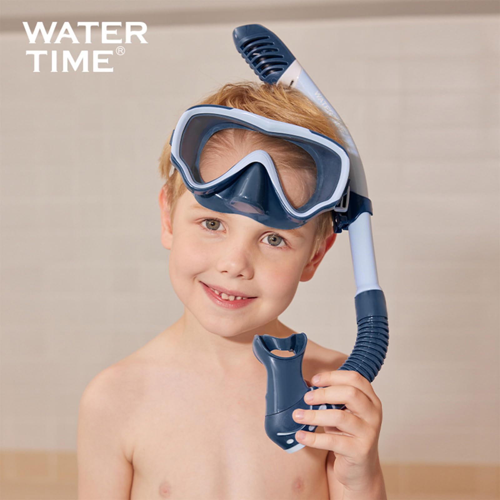 WATERTIME Gogle do nurkowania dla dzieci, unisex, zestaw do nurkowania, maska do snorkelingu, podwodne gogle pływackie, sprzęt do nurkowania